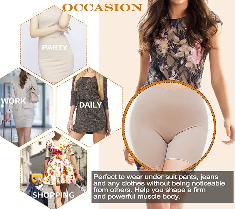 Womens Sexy High Waisted Body Shaper Shorts Smooth Shaping Control Panties Waist Trainer Underwear Slimming Shapewear