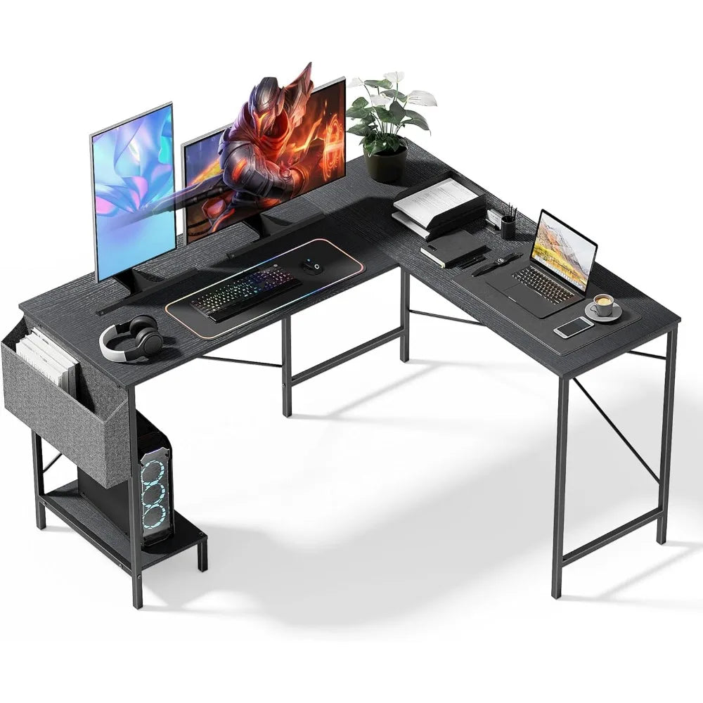 infiniPower 50" L-Shaped Gaming Desk