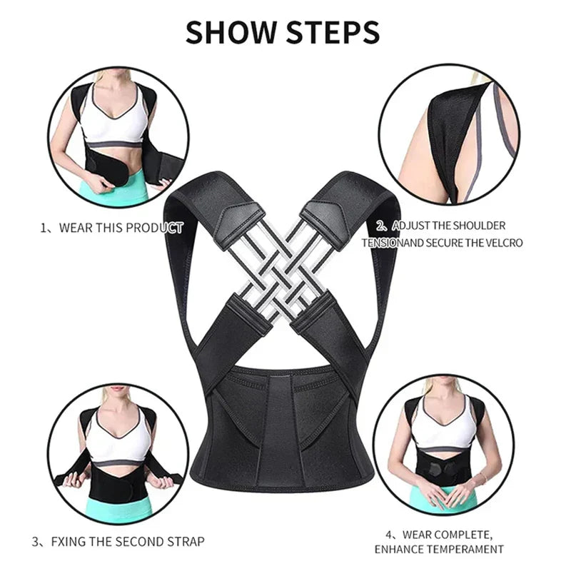 Breathable Posture Brace for Women & Kids