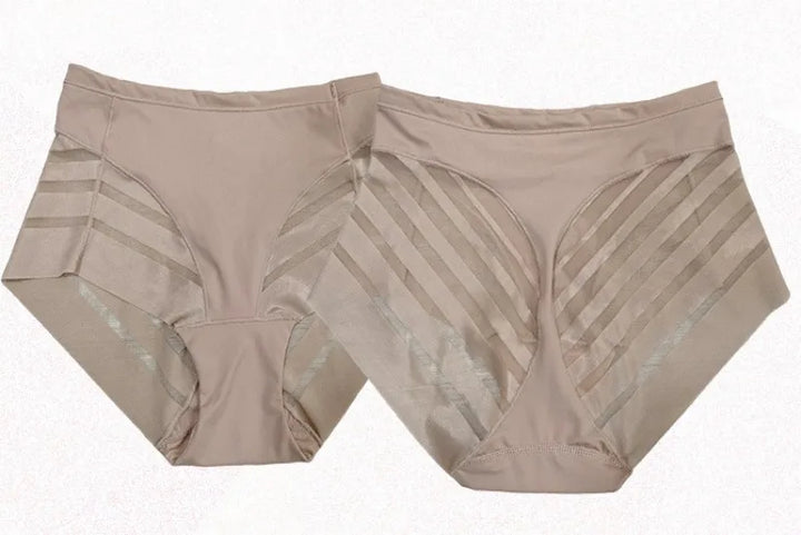 High Rise Briefs Women Seamless Panties High Elastic Panties Tummy Control Shapewear Glossy Underwear Sexy Lingerie M-3XL