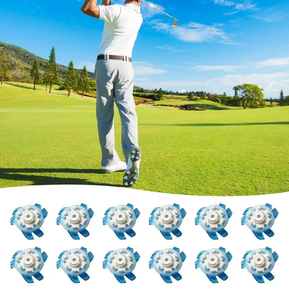 Golf Shoe Spikes Replacements Golf Cleat Spikes Anti Slip Footwears Portable Quick Twist Golf Spikes Convenient Golf CleatsShoe