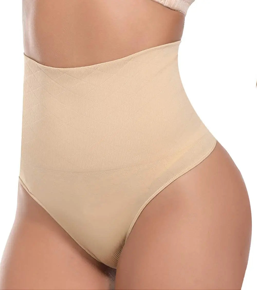 Seamless Thong Shapewear Women High Waist Tummy Control Panties Slimming Underwear Butt Lifter Belly Waist Trainer Body Shaper