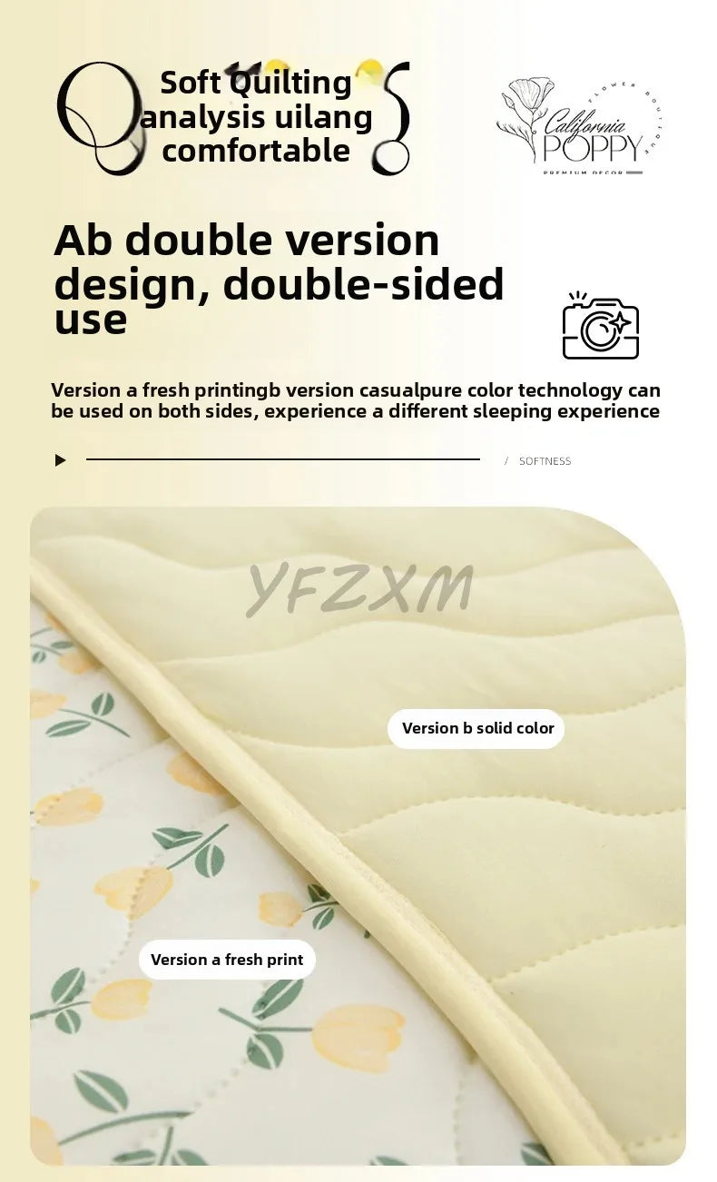 New Florals Spring Summer Blanket for Single Double Soft Skin-friendly Quilt Breathable Comfortable Air Conditioning Comforter