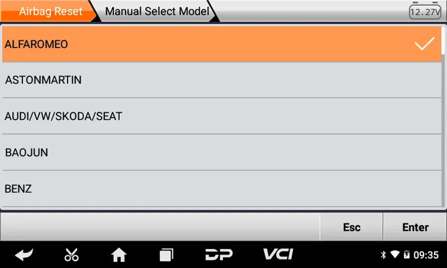 OBDSTAR P50 Airbag Reset Tool Covers 81 Brands Over 11200+ ECU Part No. by OBD/ BENCH Update Battery Reset