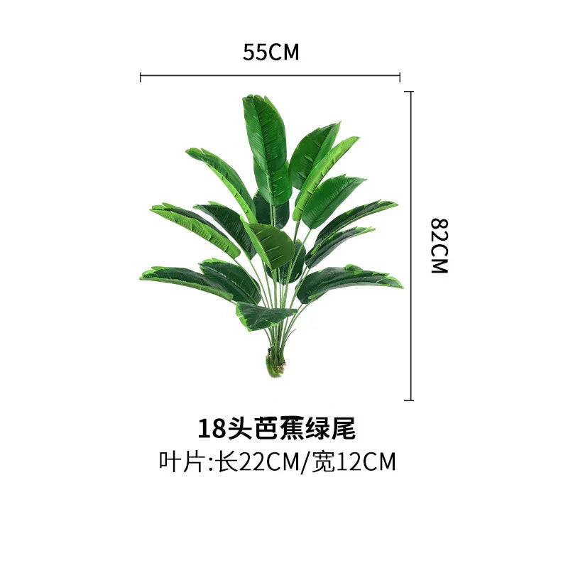 Artificial Banana Tree Leaves