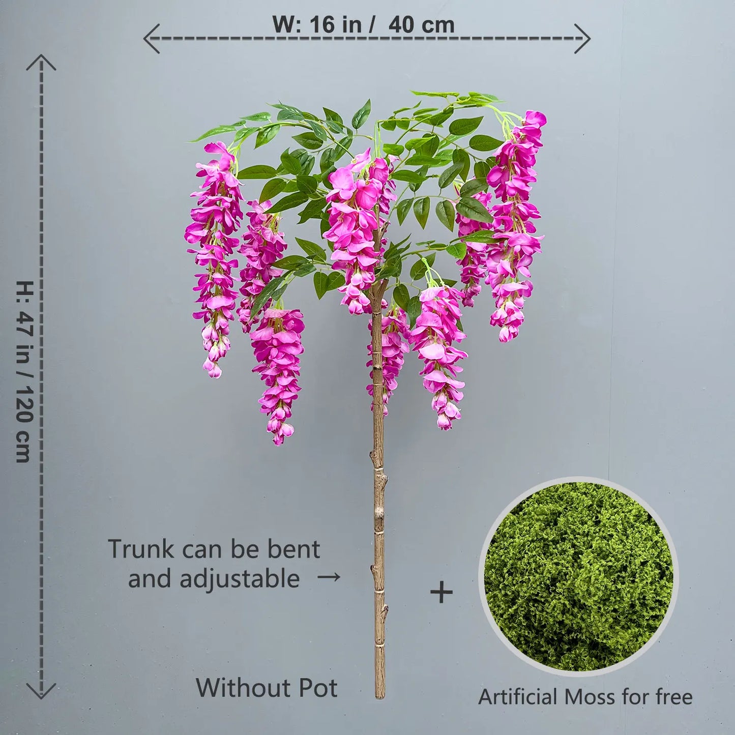 Artificial Wisteria Tree Décor