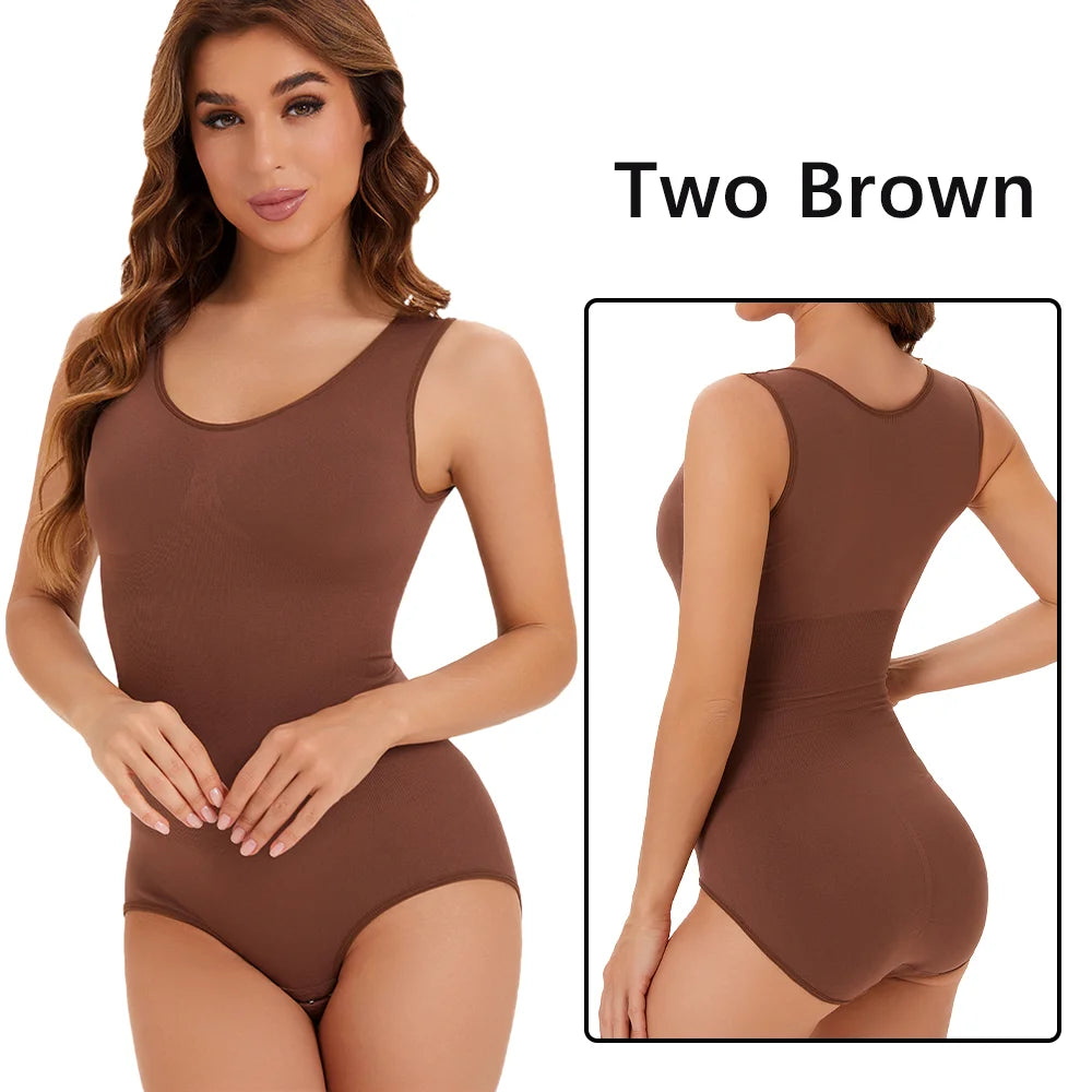 Molasus Bodysuit Women Slimming Shapewear Corset Reducing Body Shaper Modeling Underwear Tummy Control Panties Briefs Large Size