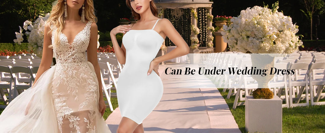 Strapless Shapewear Slip for Women Under Dress Full Slips Dress Tummy Control Camisole Body Shaper Seamless Corset Underwear