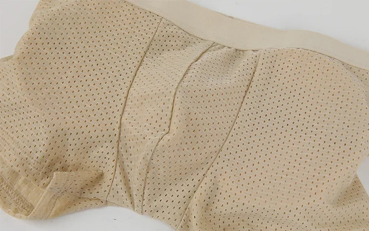 Men's Sexy Boxer Fake Butt Hip Lifter Enhancer Short Removable Padded Underwear Soft Shapewear High Stretch Underpant Mesh Brief