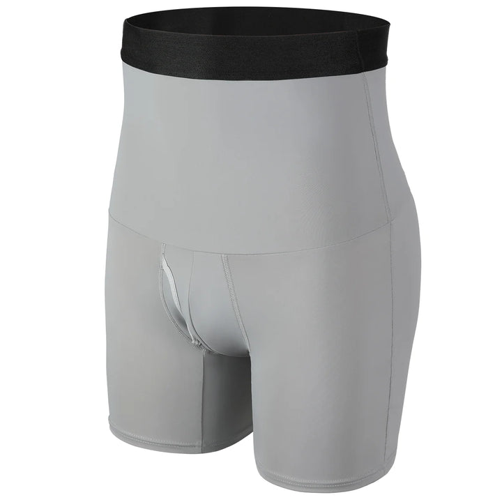 Men Body Shaper High Waist Control Panties Underwear Boxer Briefs Tummy Shaping Shorts Slimming Trainer Compression Shapewear