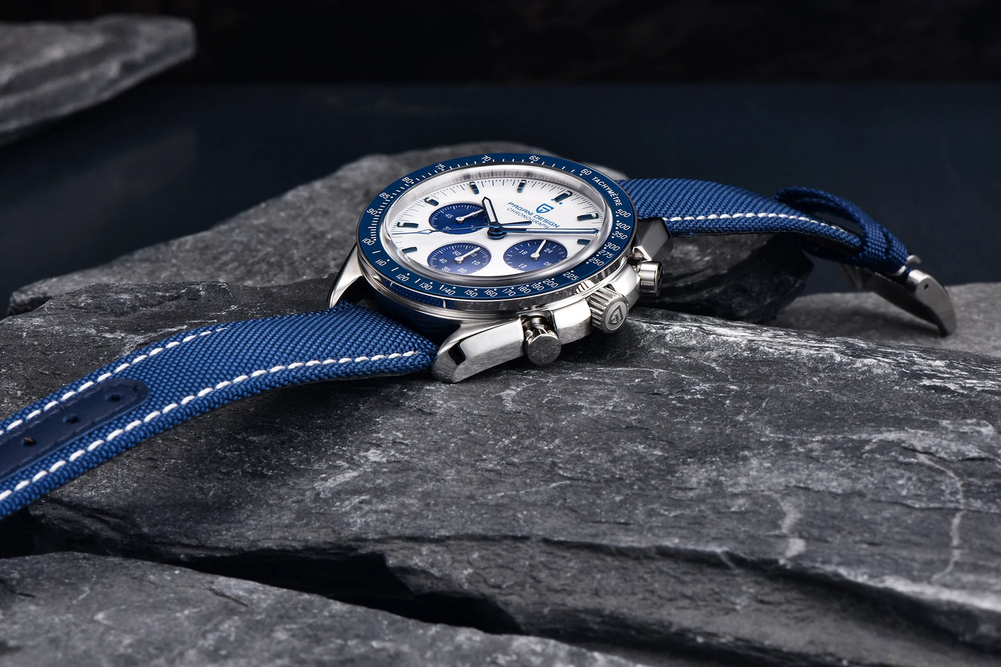 PAGANI DESIGN Moon Mens Watches 2024 Top Brand Luxury Quartz Watch For Men Chronograph Luminous Sapphire Mirror Waterproof Clock