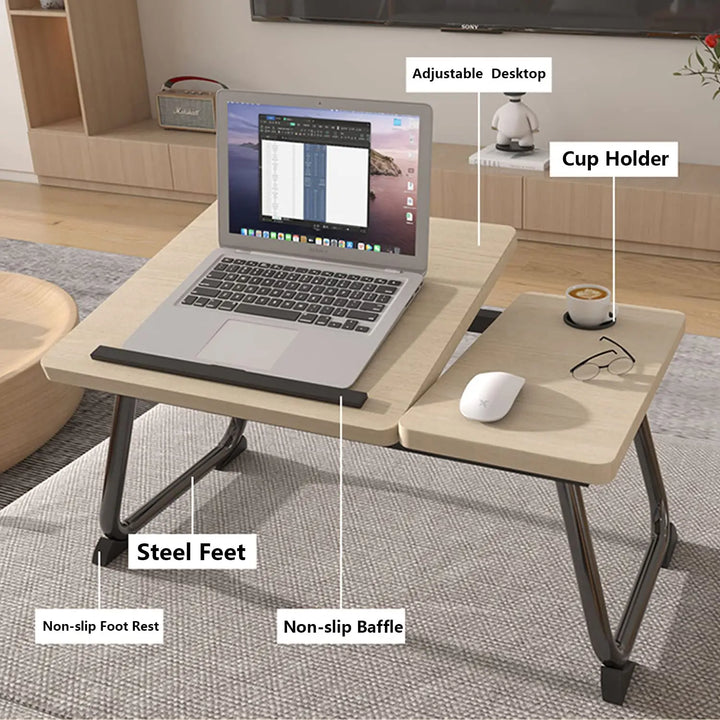 Adjustable Foldable Bed Table Desk