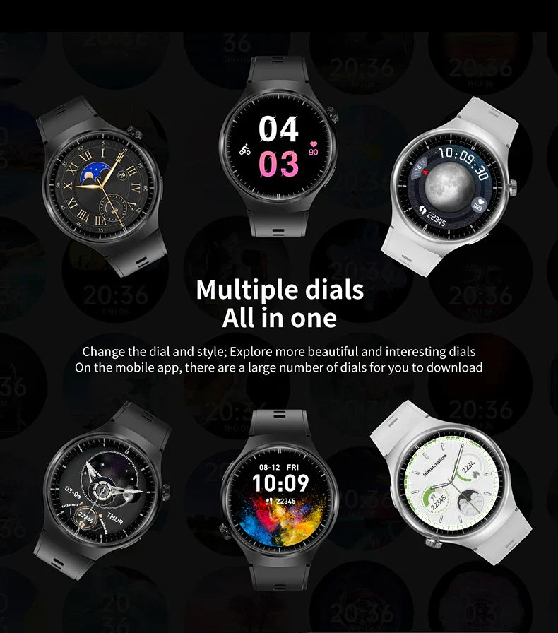 Ola Esporte For GT3 Pro Smart Watch Men 390*390 HD Screen Heart Rate Bluetooth Calls IP67 Waterproof Sport SmartWatch DIY Faces