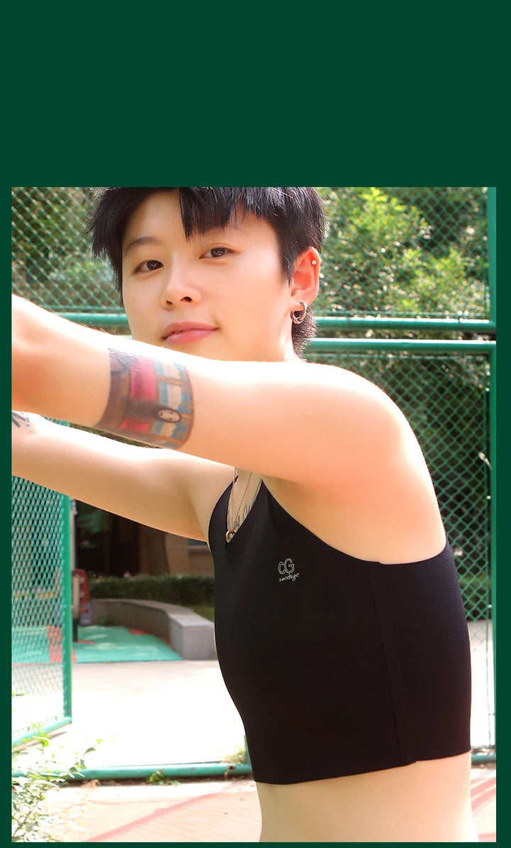 Pullover Chest Binder Flat Slim Breast Binder No Metal Trans Binder Sportswear FTM Lesbian Bra For Woman