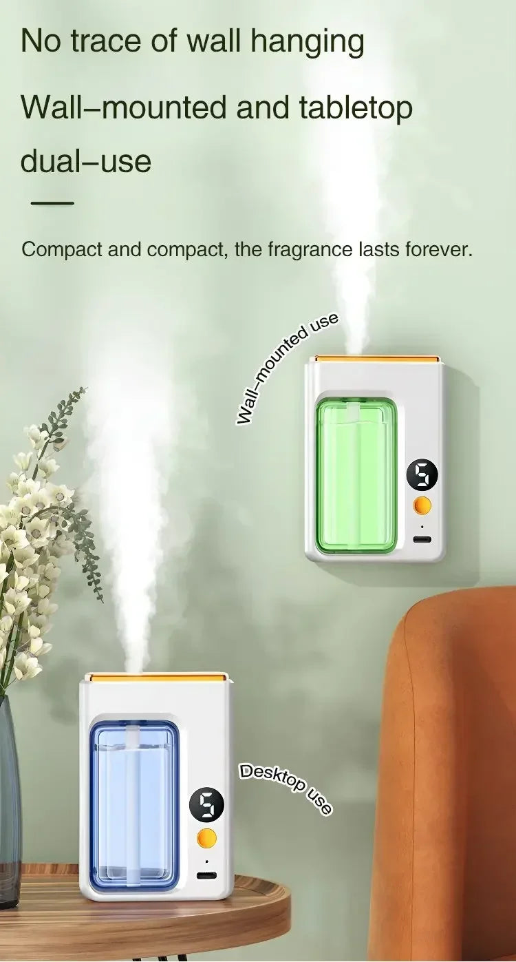 Mini Aromatherapy Machine Home Essential Oil Diffuser Multi Functional Adjustable Car Aromatherapy Fresh Air Deodorization