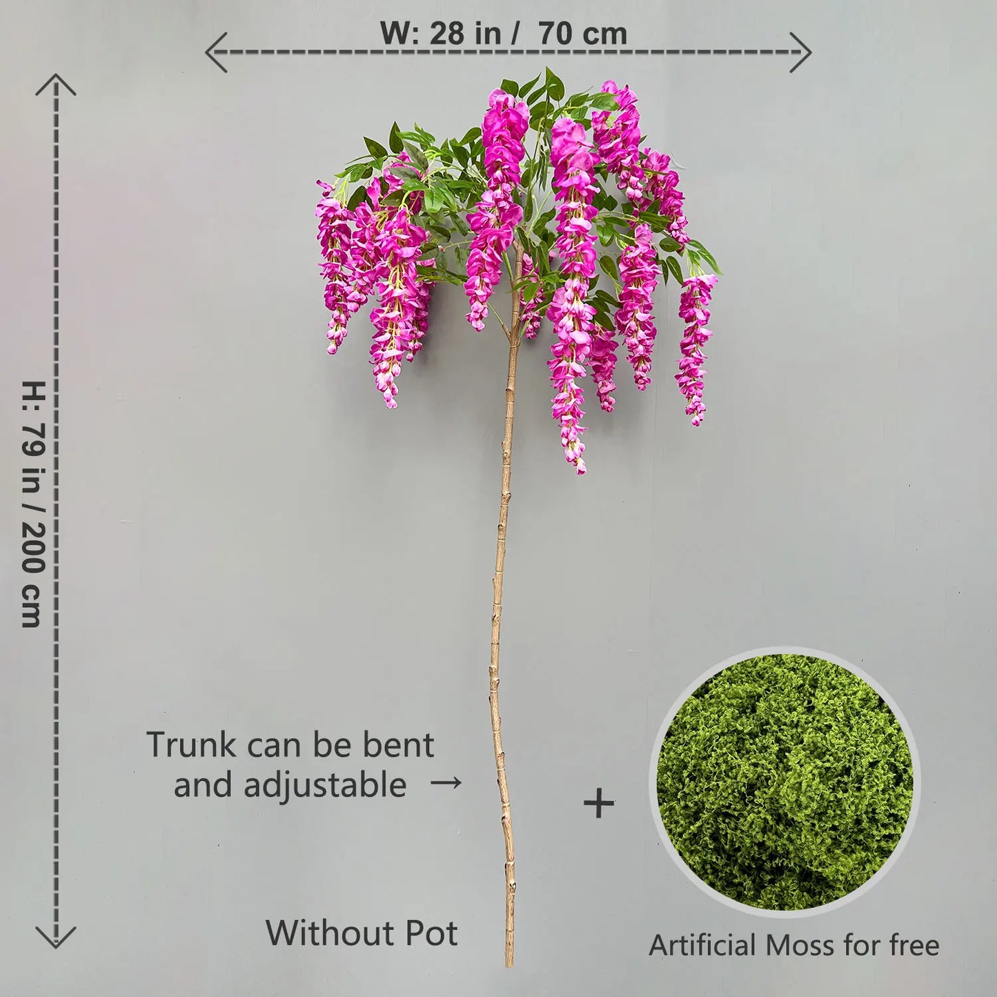 Artificial Wisteria Tree Décor