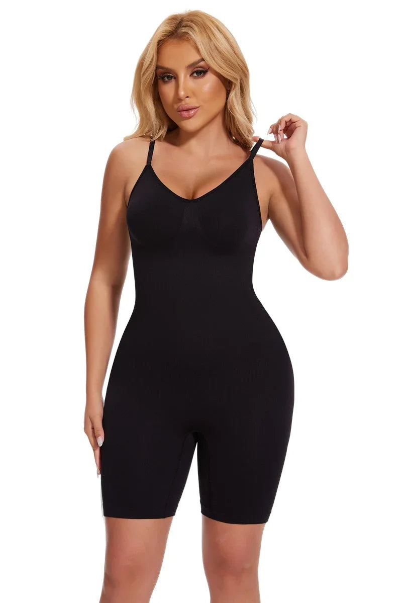 New Bodysuit Shapewear Women Tank Top Tummy Control Full Body Shaper Anti Chafing Shorts Slimming Waist Trainer Butt Lifter