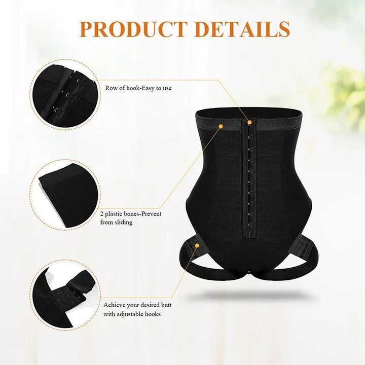 High Waist Abdomen Butt Lifter Control Panties Brief Booty Lift Seamless Shapewear Slimming Pulling Underwear Body Shaper