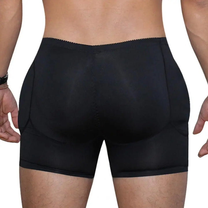 Sexy Fake Butt Padded Boxers Men Underpants Pad Filling Shapewear Thick Butt Lifted Natural Men Boxers Underwear Butt Lifter
