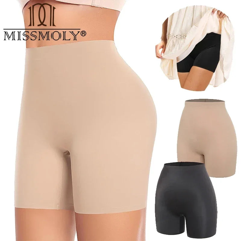 Women's High Waisted Shapewear Shorts Smooth New Shaping Boyshorts Panties Tummy Control Underwear Slimming Shapers Short