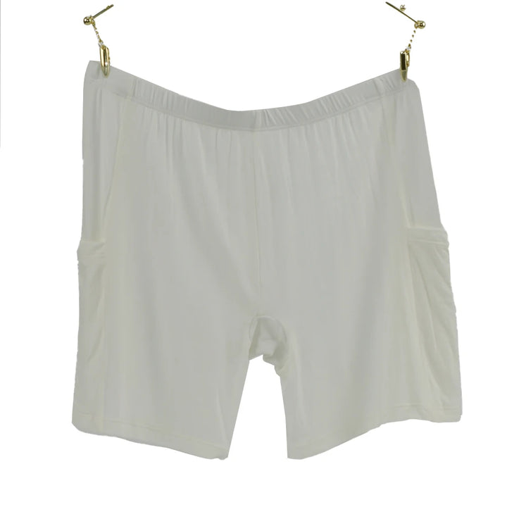 1pc Women's Plus Size Modal Safety Shorts Pants Tummy Control Anti-Slip No Trace Underwear with Pocket Stretchy Soft Leggings