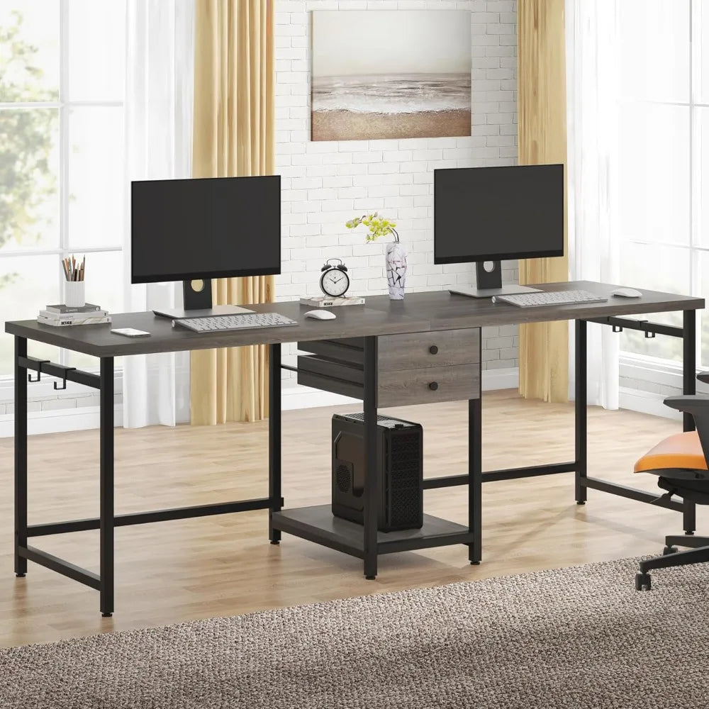 Extra Long Double Desk