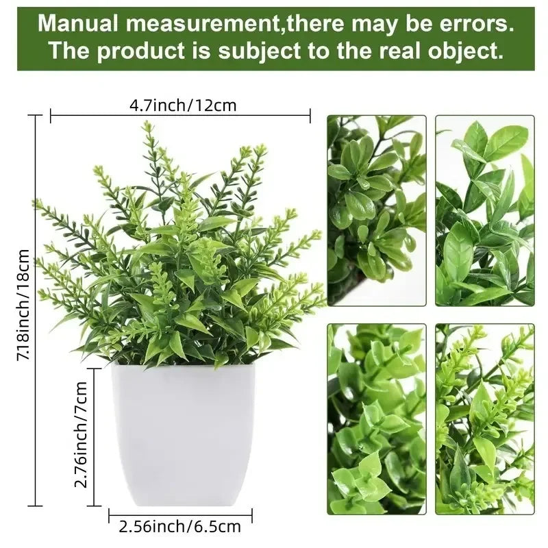 Mini Artificial Eucalyptus Potted Plant