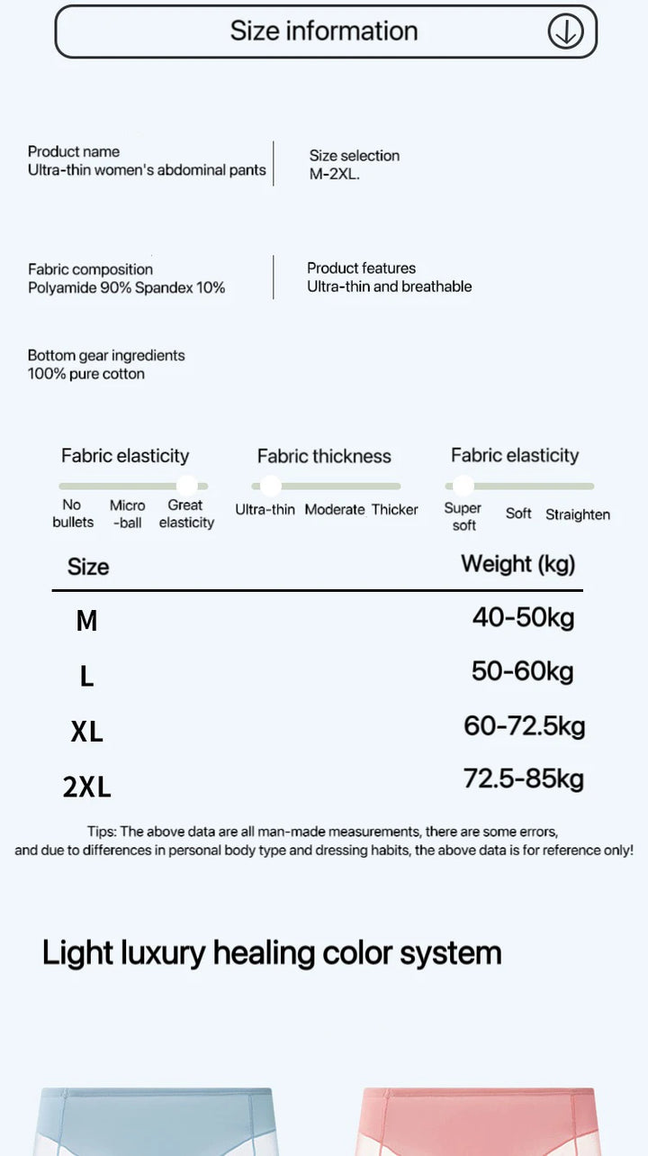 1pcs Women Seamless High Waist Shaping Briefs Breathable Body Shaper Slimming Underwear Butt Lifter Control Panties Shapewear