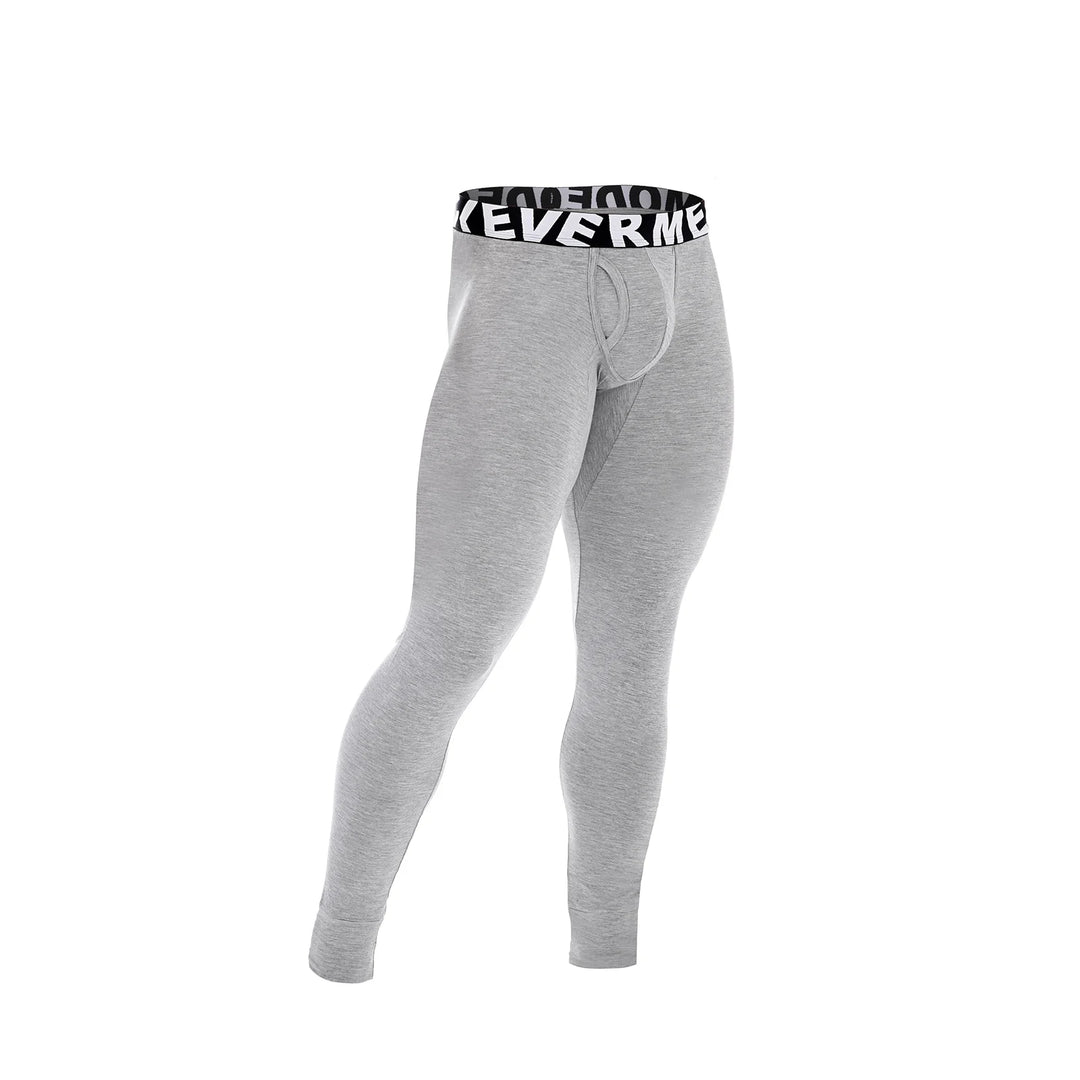 CLEVER-MENMODE Thermal Underwear Men's Sexy Penis Pouch Thermo Long Johns Pants Modal Leggings Bottoms Warm Pants Elastic