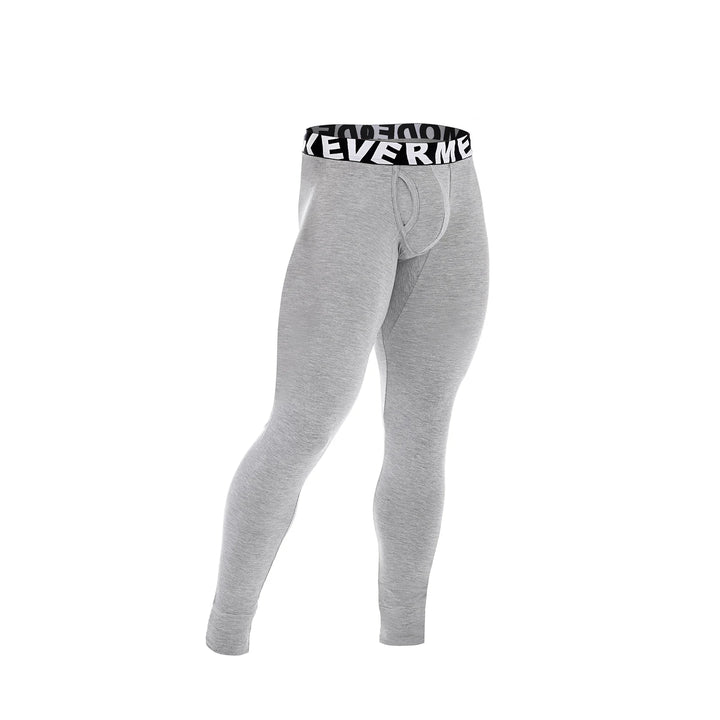 CLEVER-MENMODE Thermal Underwear Men's Sexy Penis Pouch Thermo Long Johns Pants Modal Leggings Bottoms Warm Pants Elastic