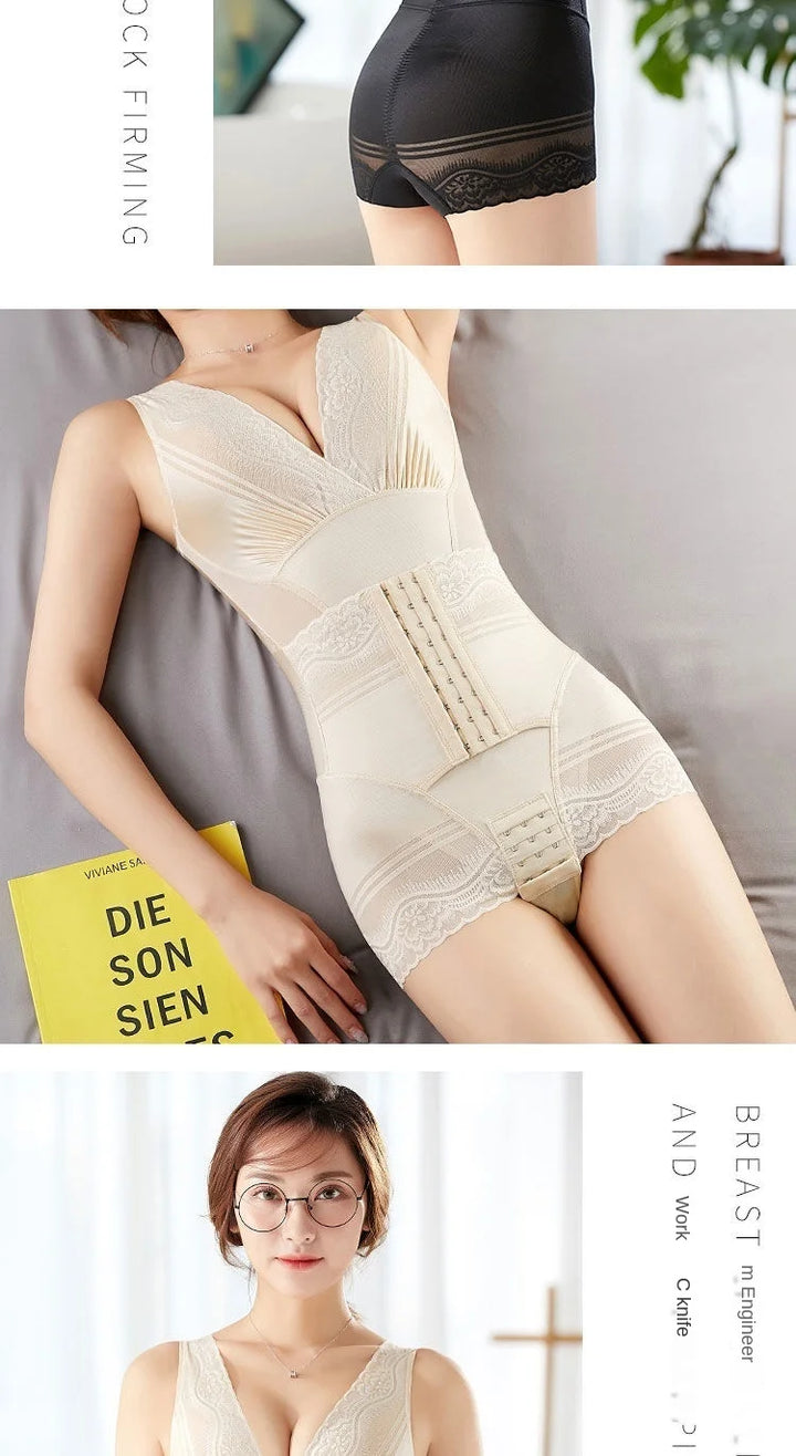 Women's Bustier Corset Waist Trainer Sharpening Body Shaper Fajas Sexy Lingerie Clothes Slim Underwear Bodysuits Modeling Strap