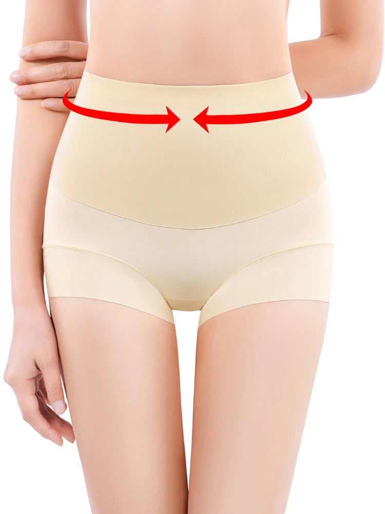 120S Bodyshaper High Waist Seamless Panties Women Underwear Anti-bacteria Crotch Briefs for Female Intimates Lingerie Shapewear