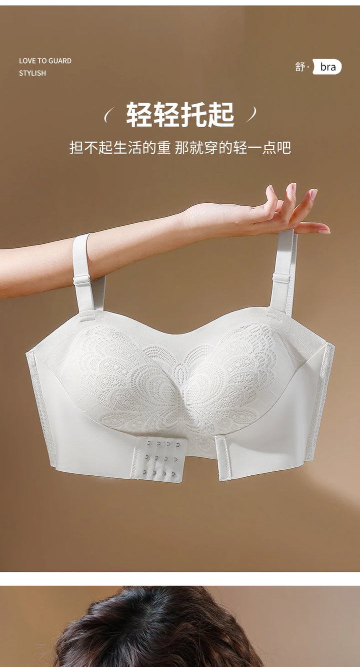 Front Closure Posture Corrector Bras M-6XL Women Sports Underwear Sleep Bras Butterfly Beaty Back Bralette Humpback Correct Tops