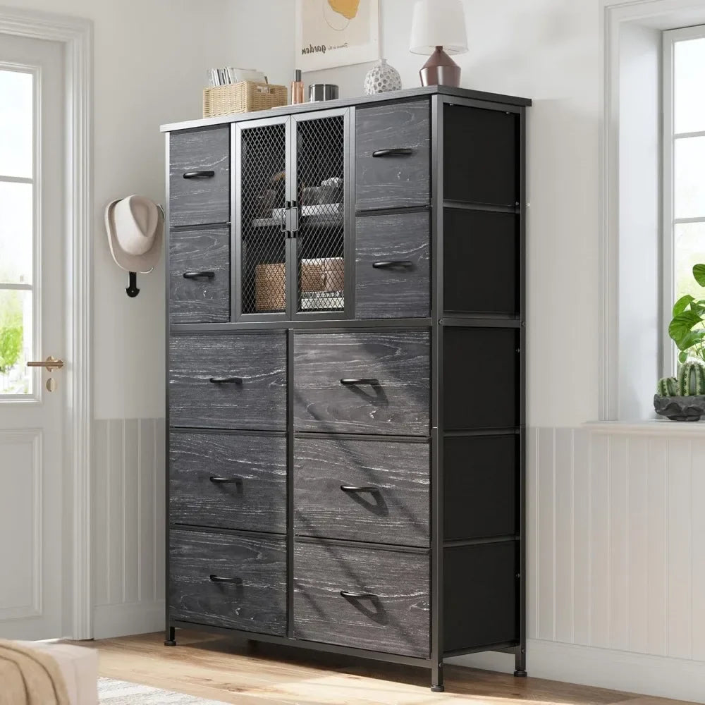 Tall Dresser with Mesh Door