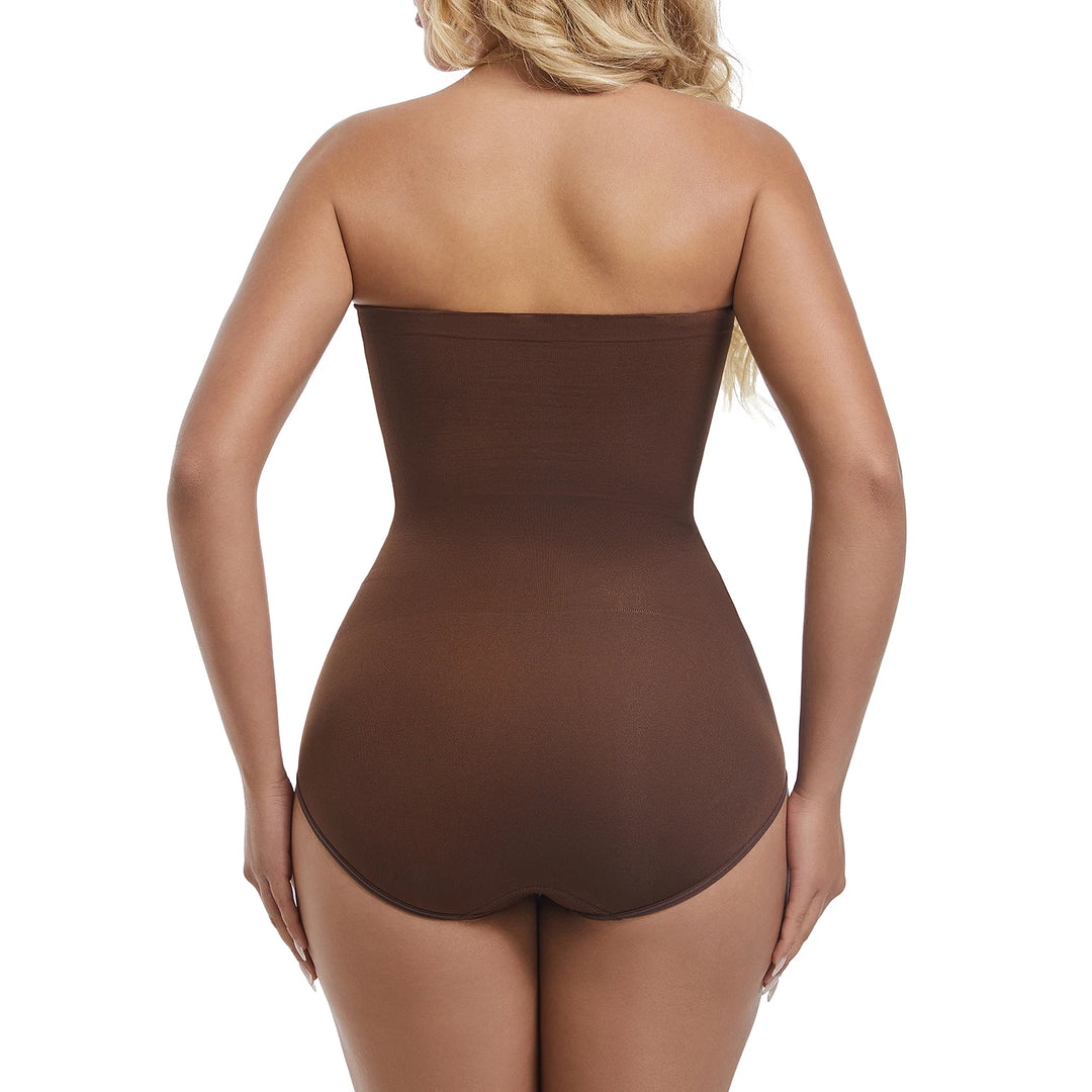 Women's Strapless Jumpsuit Shapewear New Sexy Briefs Bodysuit Butt Lifter Compression Waist Trainer Push Up Backless Shaper