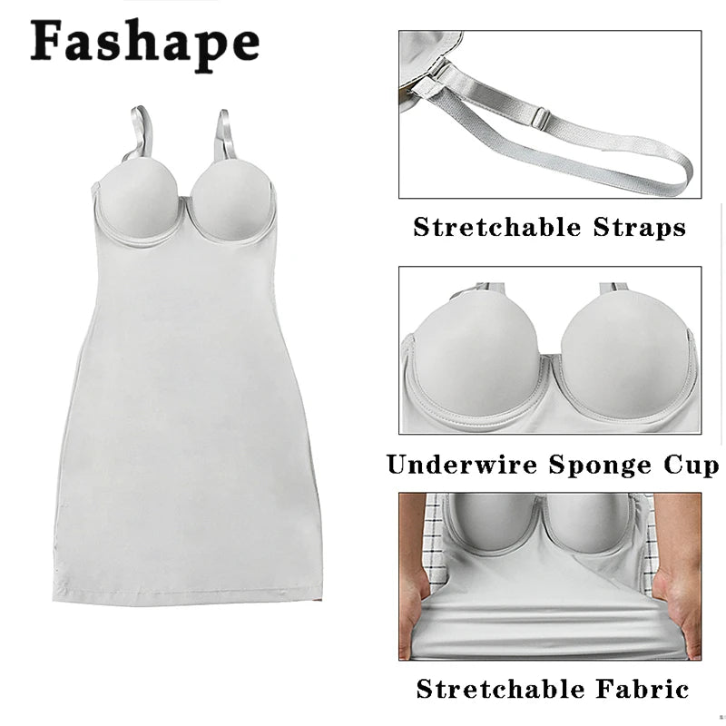 Control Slips Compression Shapewear Women Sexy Lingerie Butt Lifter Belly Slimming Smooth Body Shapers Dress Underwear