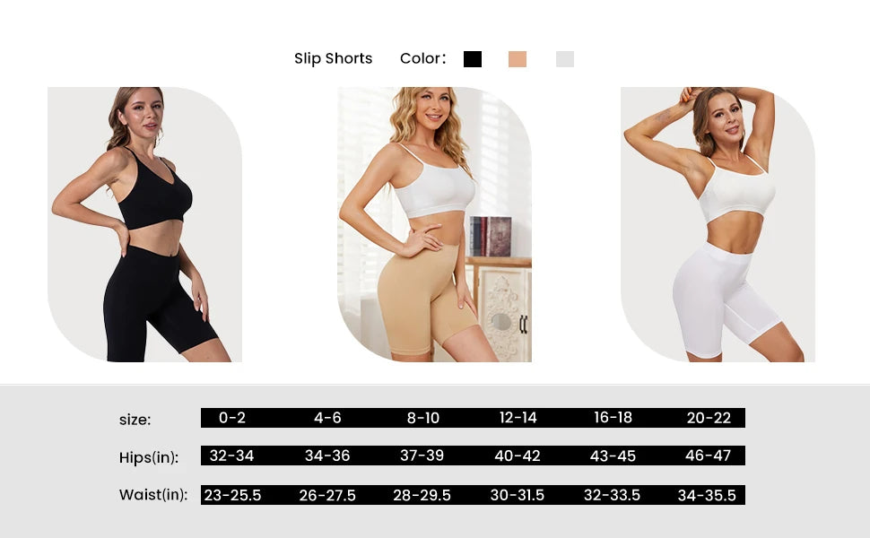 Seamless Shaping Boyshorts Panties for Women Slip Shorts Under Dress Shapewear Shorts Tummy Control Underwear