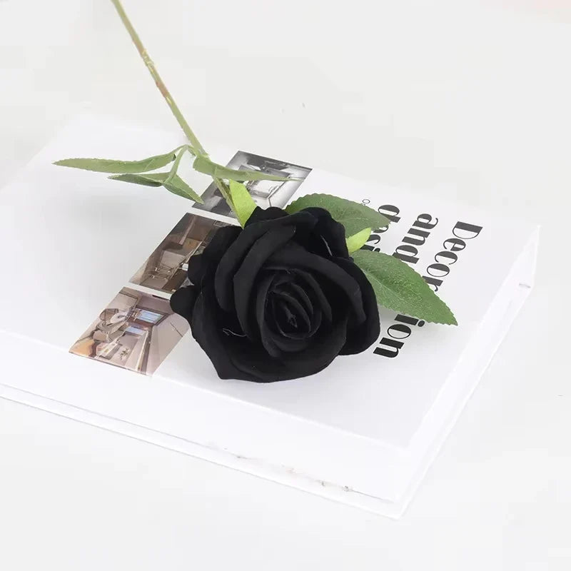 Artificial Flannel Rose Bouquet
