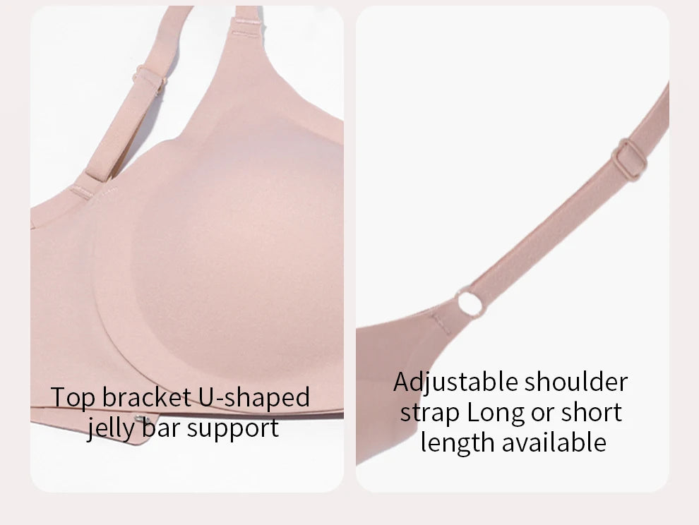 Large 2 In 1 Silicone Breast Pocket Bra Underwear Small Chest Becoming a Big Chest Pad Simulation Cartoon Chest Seamless