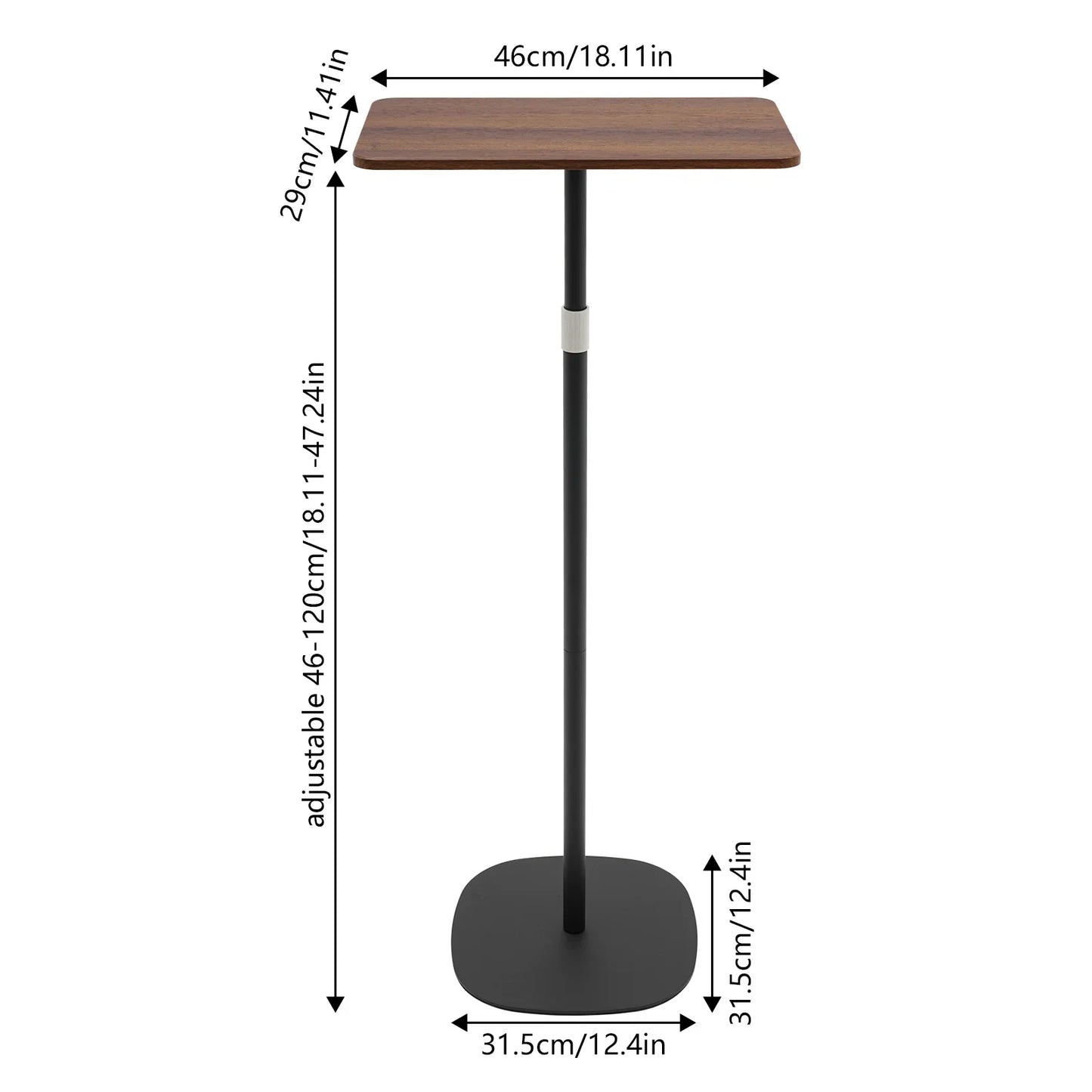 Adjustable Laptop Desk Mobile Stand