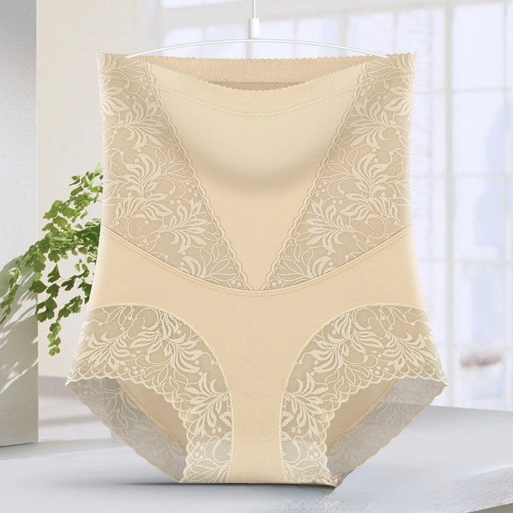 Seamless Postpartum Slim Butt Lifter Brief Women High Waist Panties Unique Fiber Lace Shaper Fat Burning Tummy Control Underwear