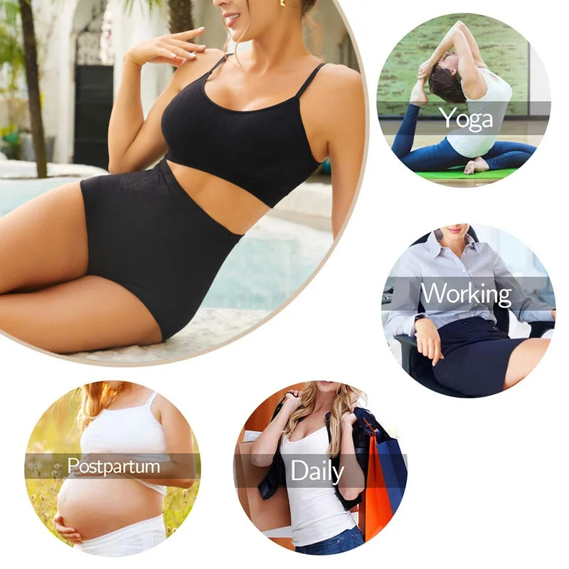 3PCS Women Seamless Shapewear Panties High Waist Slimming Briefs Female Butt Lifter Underwear Ladies Tummy Control Sexy Lingerie