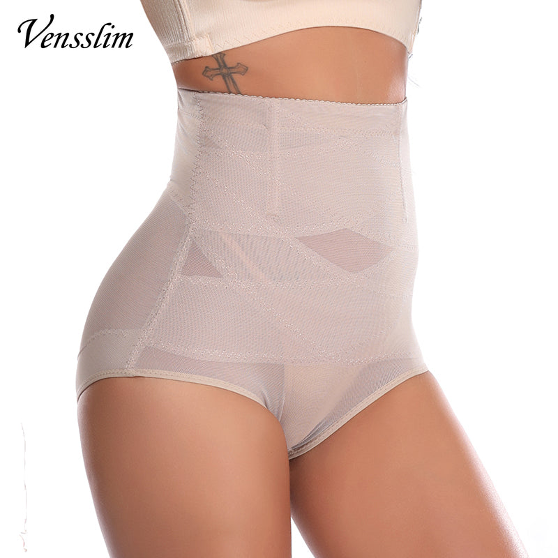 Women Butt Lifter Shapewear High Waist Double Tummy Control Panties Waist Trainer Body Shaper Slimming Seamless Underwear Briefs
