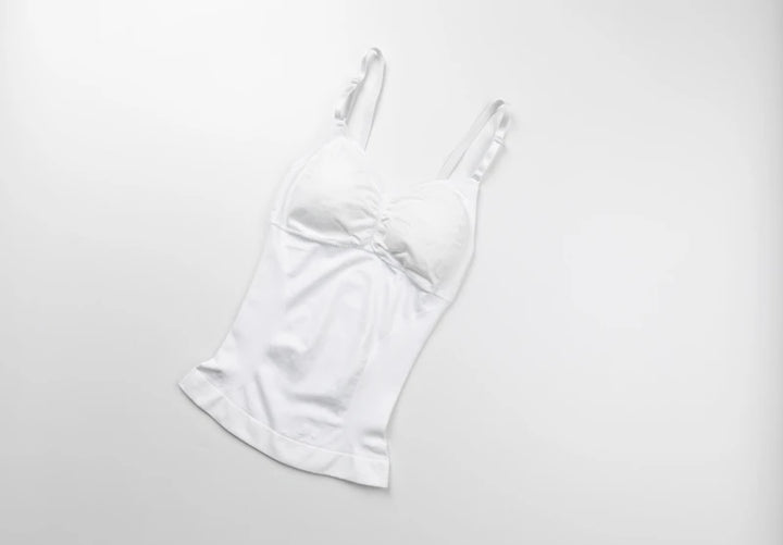 Body Shaper Soft New Slimming Tank Removable Pad Cami Tank Top Comfortable Plus Size Women Shapewear Padded Vest Dropship