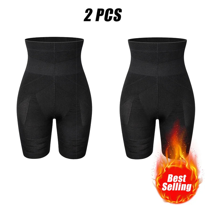 Men Tummy Control Shorts High Waist Slimming Shapewear Abdomen Belly Flat Body Shaper Leg Underwear Compression Briefs Boxer 3XL