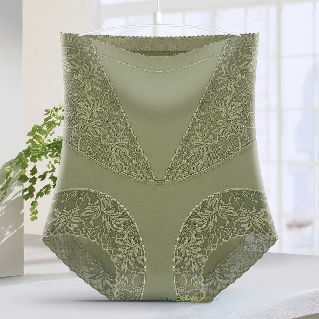 Seamless Postpartum Slim Butt Lifter Brief Women High Waist Panties Unique Fiber Lace Shaper Fat Burning Tummy Control Underwear