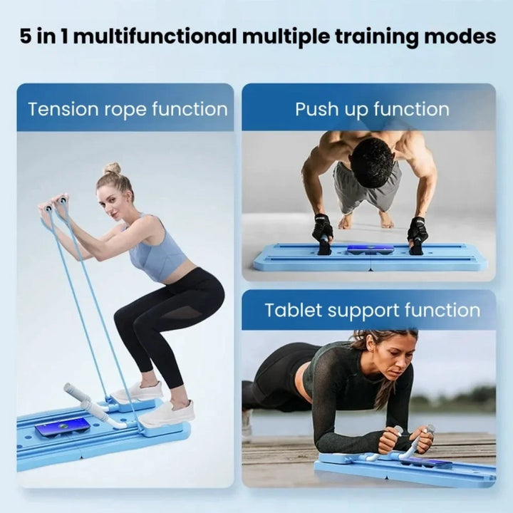 High-quality Multifunctional Fitness Board Abdominal Board Non Slip Workout Board Foldable Push Up Home Gym Equipment
