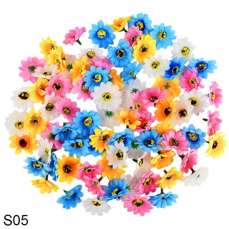 Mini Artificial Sunflower Heads