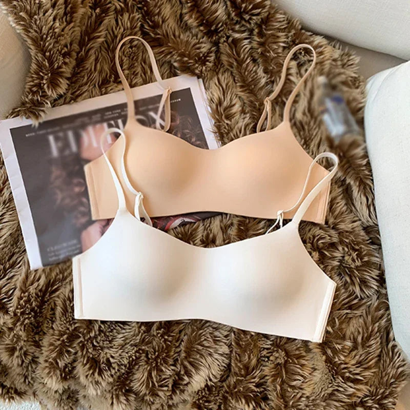 Seamless Underwear Women Push-Up Bra Thin Style Sexy Wireless Bras for Ladies