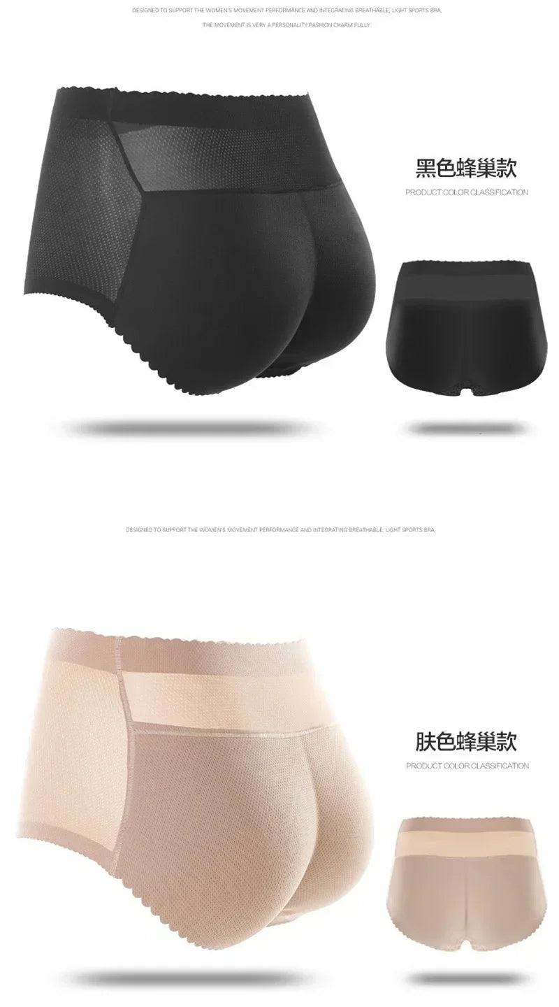 Women Control Padded Panties Sexy Body Shaper Tummy Butt Lifter Panty Enhancer Shapewear Underwear Push Up Hip Female Briefs
